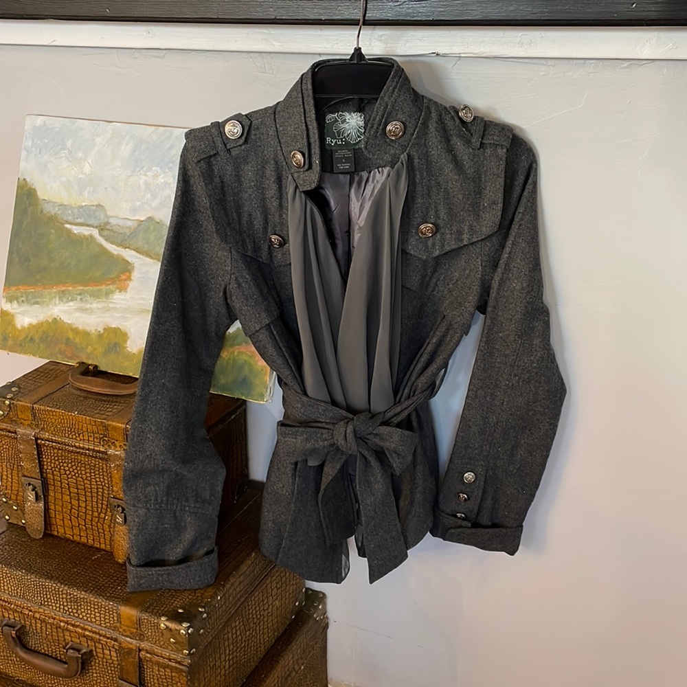 Gorgeous Wool/Chiffon Jacket